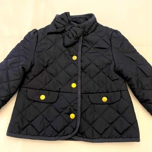 Janie and Jack navy blue girls jacket, size 6-12mos